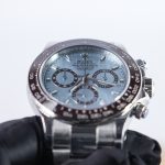 Rolex Daytona 126506 Steel Ice Blue Dial Brown Ceramic Bezel Oyster Bracelet 40mm Replica Watches - 4