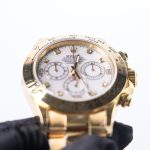 Rolex Daytona 116508 Yellow Gold White Mother-Of-Pearl Diamond Dial Yellow Gold Bezel Yellow Gold Bracelet 40mm Replica Watches - 4