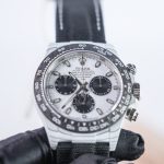 Rolex Cosmograph Daytona DiW Carbon Fiber White Dial 40mm Replica Watches - 4