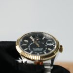 Rolex-Sky-Dweller-326933-Black-Dial-Steel-Gold-42mm Super Clone Watches Replica Watches - 4