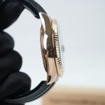 Rolex-Sky-Dweller-336235-White-Dial-Rose-Gold-Rubber-Strap-42mm Super Clone Watches Replica Watches - 5
