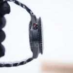 Omega Seamaster 215.92.46.51.01.002 Black Ceramic Black Dial Black and Red Ceramic Bezel Black Steel Bracelet 45.5mm Replica Watches - 6