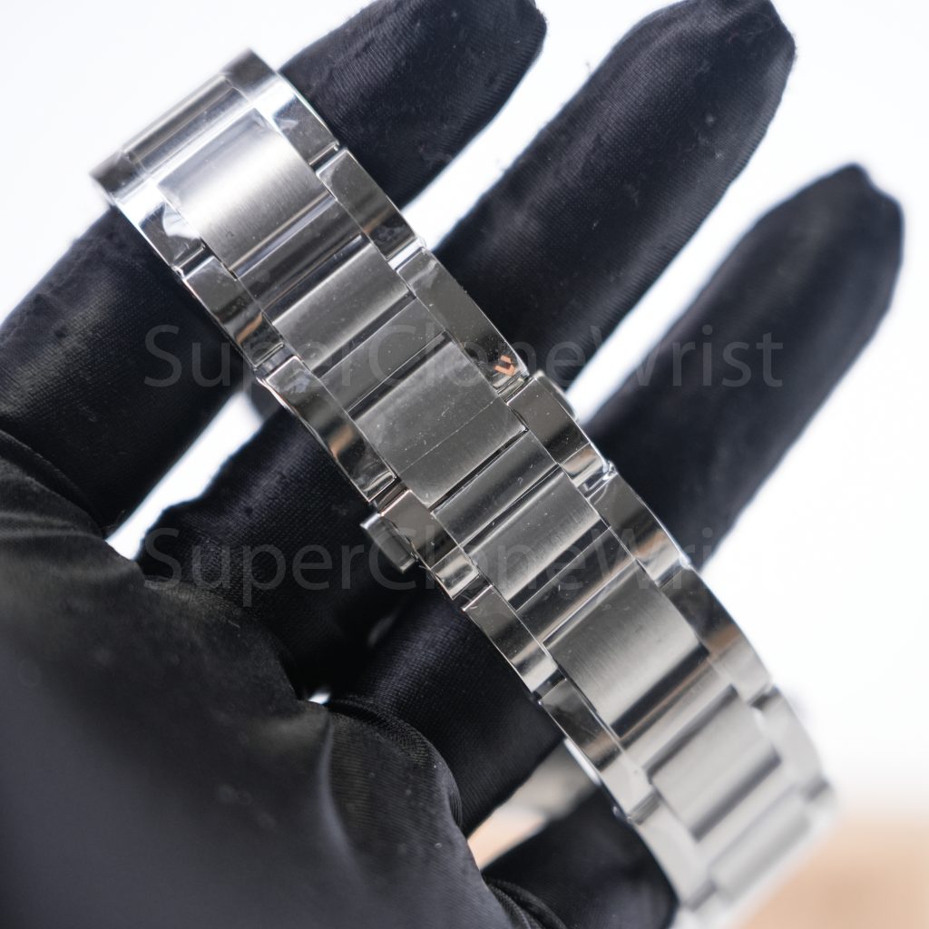 Cartier Ballon Bleu W69012Z4 Steel Silver Dial Steel Bezel Steel Bracelet 42.1mm Replica Watches - 6