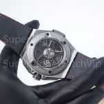 Hublot Big Bang Ferrari Titanium 401.NJ.0123.VR Skeleton Dial Carbon Fiber Bezel 45mm Replica Watches - 7