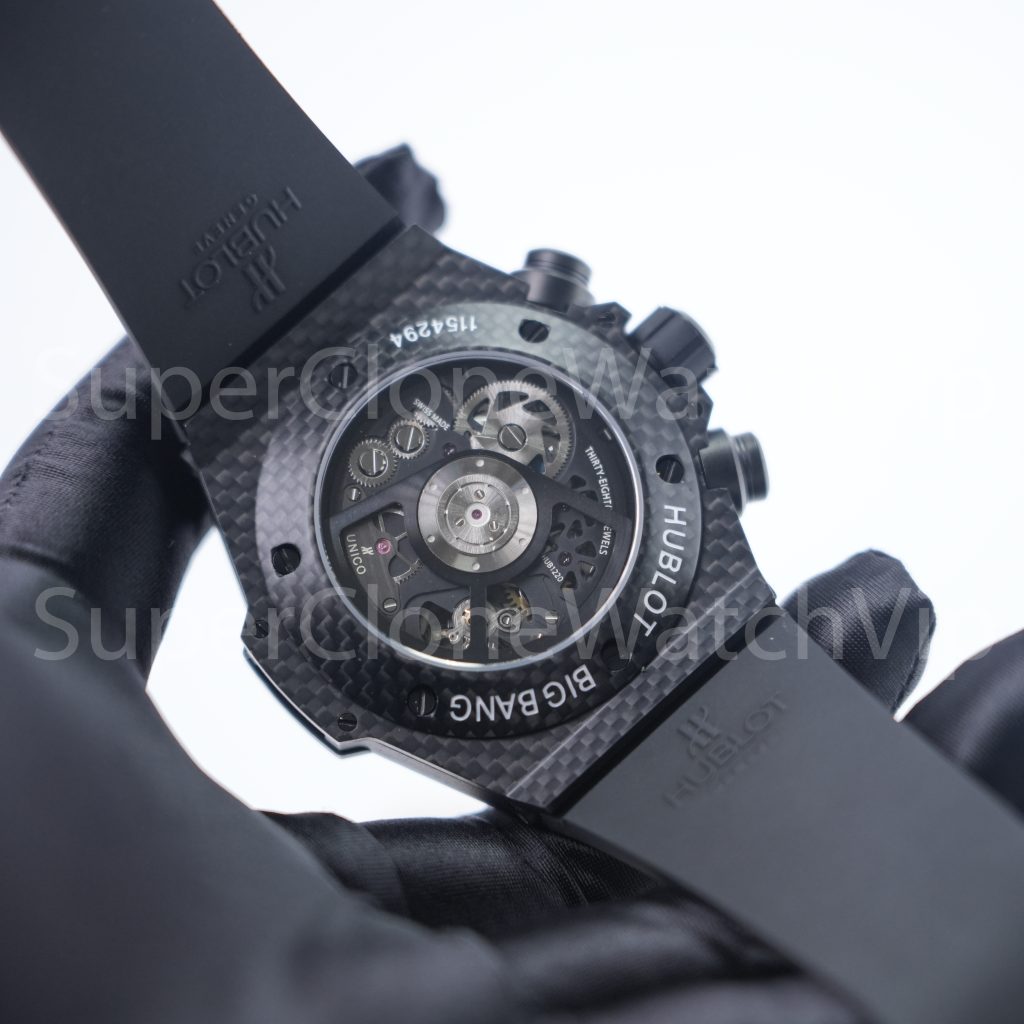 Hublot Big Bang Unico Black Magic Carbon Fiber 441.CY.1110.RX 42mm Replica Watches - 7
