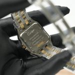Cartier Panthère Steel Yellow Gold White Dial Yellow Gold Bezel Steel Yellow Gold Bracelet 27x37mm Replica Watches - 7