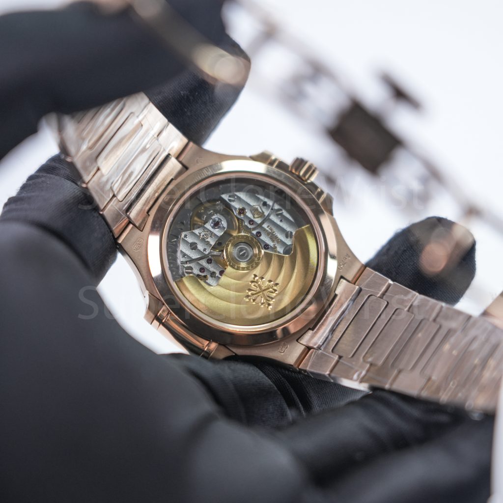 Patek Philippe Nautilus 7118-1R Rose Gold Rose Gold Dial Rose Gold Bezel Rose Gold Bracelet 35.2mm Replica Watches - 7