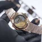 Patek Philippe Nautilus 7118-1R Rose Gold Rose Gold Dial Rose Gold Bezel Rose Gold Bracelet 35.2mm Replica Watches - 7