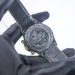 Rolex Daytona DiW "Desert Eagle" Carbon Fiber Beige Dial Carbon Fiber Bezel Beige Fabric Strap 40mm Replica Watches - 7
