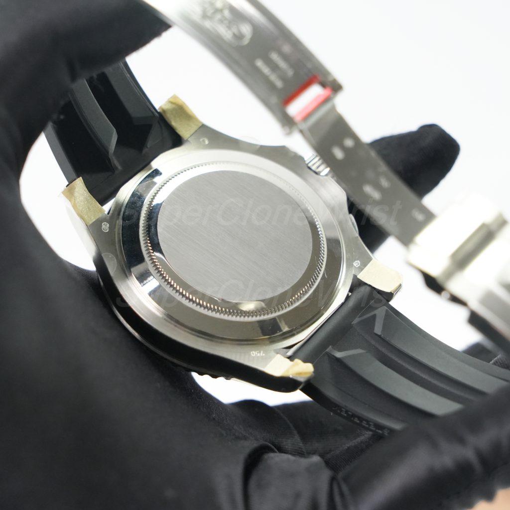 Rolex Yacht-Master 42 Falcon’s Eye Dial Black Bezel Rubber Strap 42mm Replica Watches - 7
