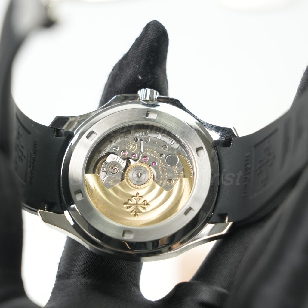 Patek Philippe Aquanaut 5167A Steel Black Dial Steel Bezel Black Rubber Strap 40mm Replica Watches - 7