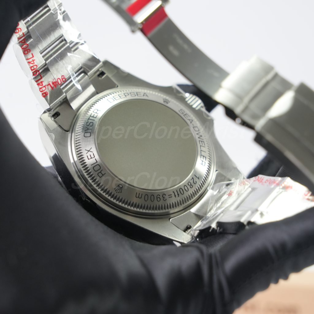 Rolex Sea-Dweller Deepsea Steel D-Blue Dial Black Ceramic Bezel Steel Oyster Bracelet 44mm Replica Watches - 7