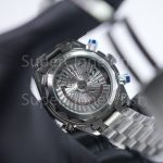 Omega Seamaster Planet Ocean 600M Chronograph Steel Model Blue Dial Blue Ceramic Bezel Steel Bracelet 45.5mm Replica Watches - 7