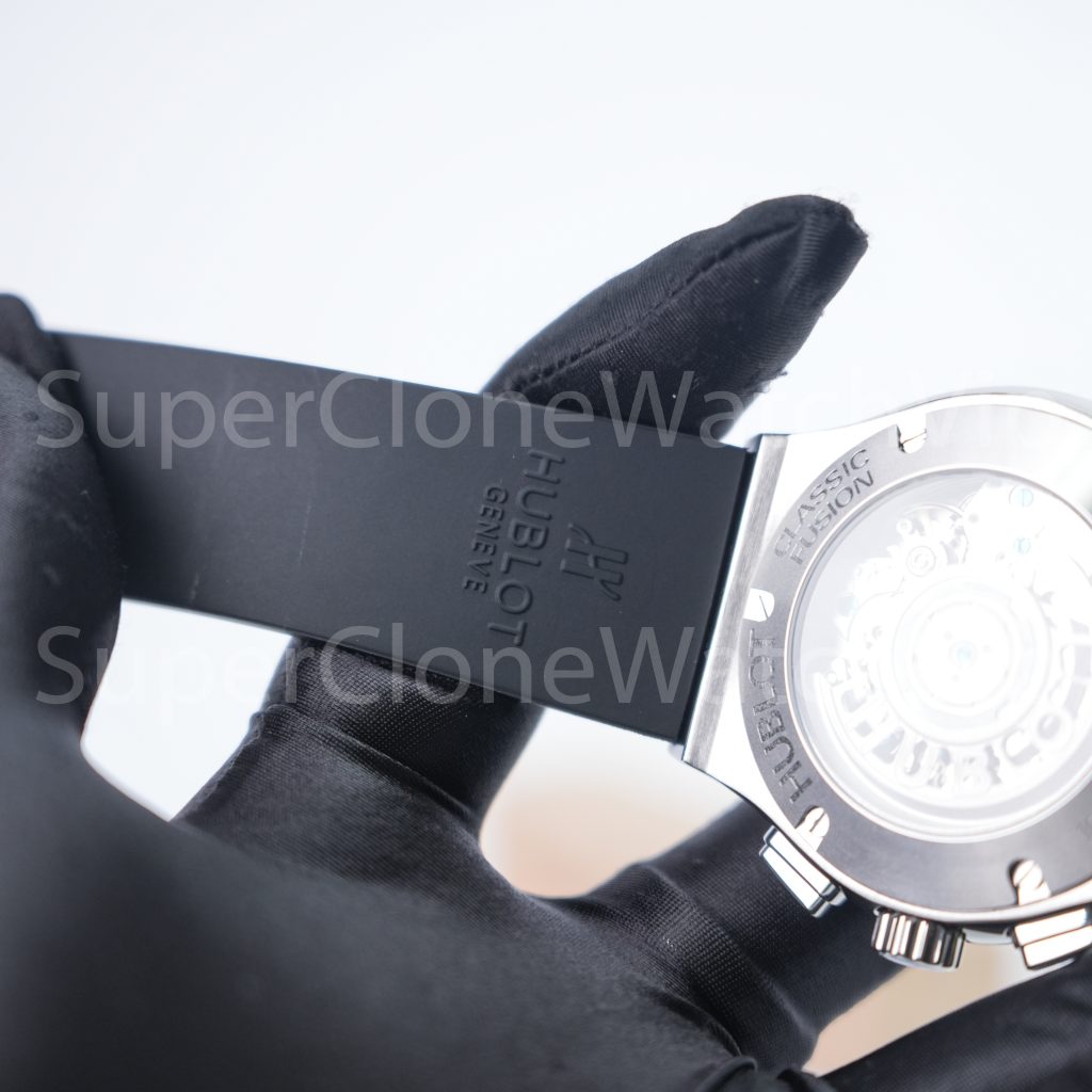 Hublot Classic Fusion Chronograph 521.NX.1171.RX.1104 Titanium Diamond Bezel 45mm Replica Watches - 8