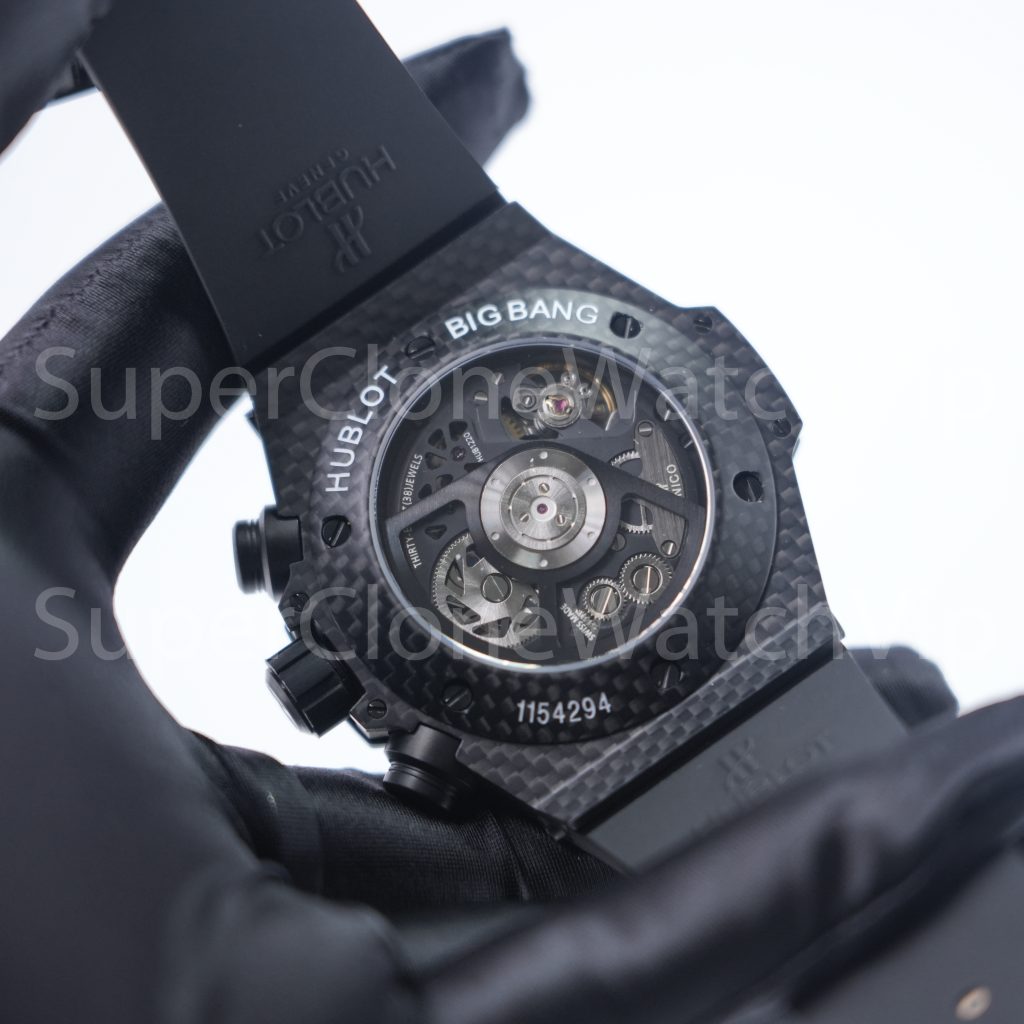 Hublot Big Bang Unico Black Magic Carbon Fiber 441.CY.1110.RX 42mm Replica Watches - 8