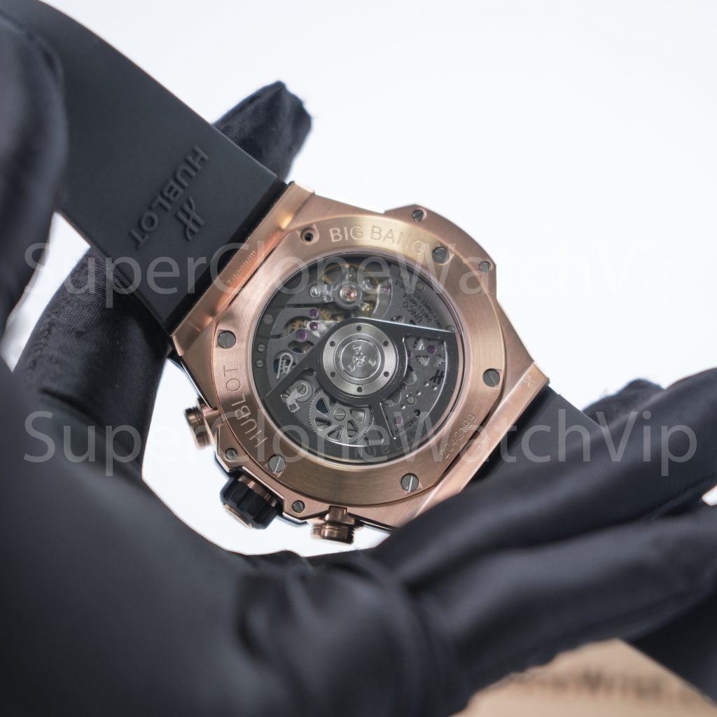 Hublot Big Bang Unico 411.OX.1180.RX King Gold Skeleton Dial 45mm Replica Watches - 8
