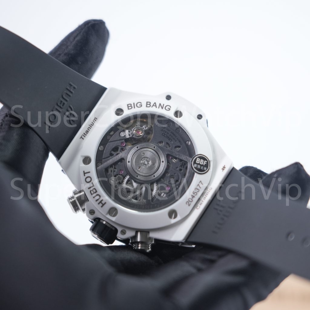 Hublot Big Bang Unico White Ceramic Skeleton Dial 45mm 411.HX.1170.RX Replica Watches - 8