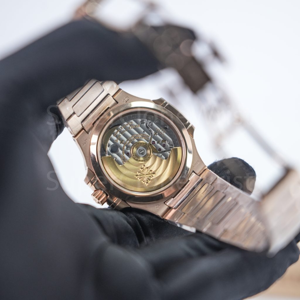 Patek Philippe Nautilus 7118-1R Rose Gold Rose Gold Dial Rose Gold Bezel Rose Gold Bracelet 35.2mm Replica Watches - 8