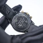 Rolex Daytona DiW Ramadan Carbon Fiber Green Gold Dial Carbon Fiber Bezel Green Fabric Strap 40mm Replica Watches - 8