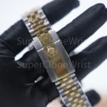 Rolex Datejust 126333 Two-Tone Yellow Gold Champagne Dial Fluted Bezel Jubilee Bracelet 41mm Replica Watches - 8