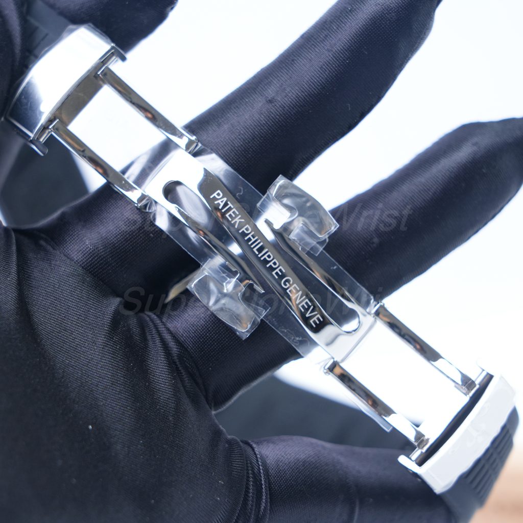Patek Philippe Aquanaut 5167A Steel Black Dial Steel Bezel Black Rubber Strap 40mm Replica Watches - 8