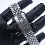 Rolex Datejust 126334 Steel Black Dial Fluted Bezel Jubilee Bracelet 41mm Replica Watches - 8