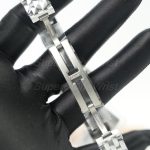 Cartier Panthère Steel White Dial Diamond Bezel Steel Bracelet 22x30mm Replica Watches - 9