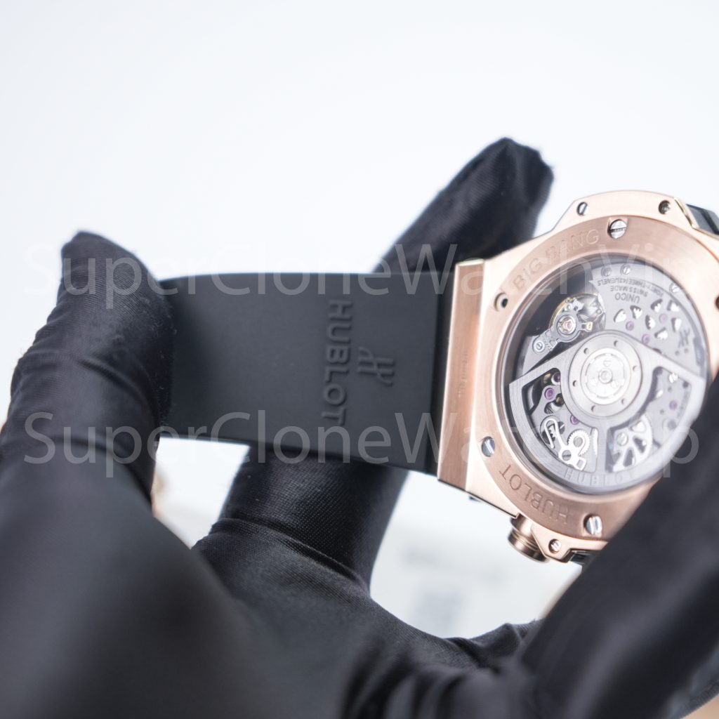 Hublot Big Bang Unico 411.OX.1180.RX King Gold Skeleton Dial 45mm Replica Watches - 9