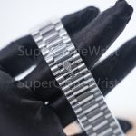 Rolex Day-Date 228239 Steel Green Sunray Roman Dial Fluted Bezel President Bracelet 40mm Replica Watches - DSC05648
