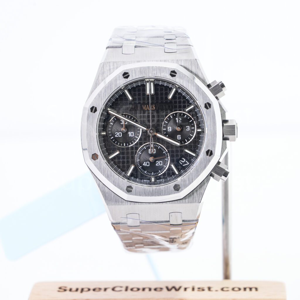 Audemars Piguet Royal Oak 26240ST.OO.1320ST.02 Steel Black Dial Steel Bezel Steel Bracelet 41mm Replica Watches - 1