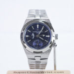 Vacheron Constantin Overseas Dual Time 7900V/110A-B154 Steel Blue Dial Steel Bezel Steel Bracelet 41mm Replica Watches - 1