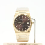 Vacheron Constantin Historiques 222 Yellow Gold Brown Sunburst Dial Yellow Gold Bezel Yellow Gold Hexagonal Bracelet 37mm Replica Watches - 1