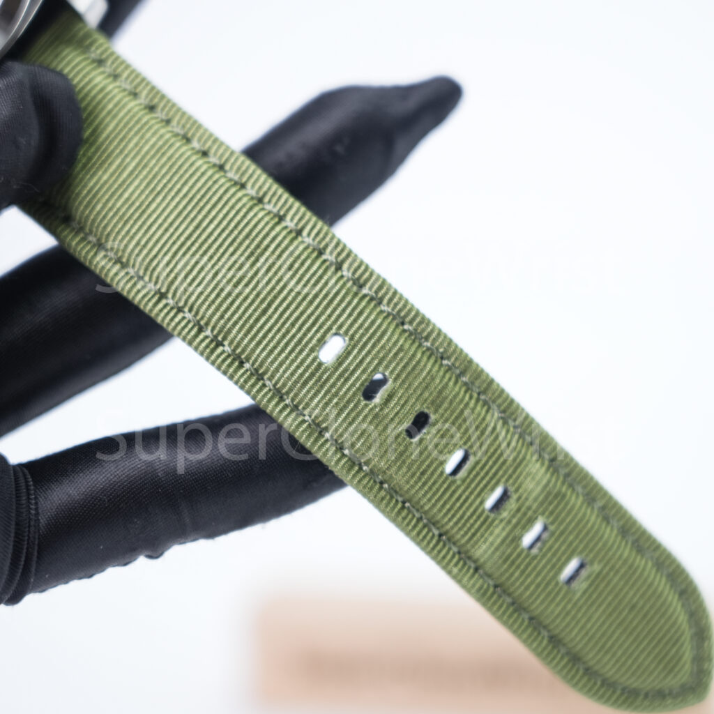 Panerai Luminor Marina eSteel PAM01356 Verde Smeraldo Green Gradient Dial Fabric Strap 44mm Replica Watches - 10