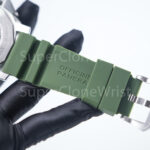 Panerai Submersible Verde Militare PAM01055 Steel Green Dial Green Rubber Strap 42mm Replica Watches - 11