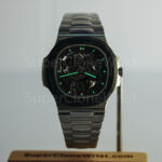 Patek Philippe Nautilus 5711 "The Pearl Project" Steel Skeleton Dial Carbon Fiber Bezel Steel Bracelet 40mm Replica Watches - 2