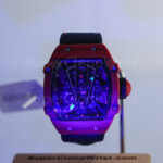Richard Mille RM 27-03 Red Carbon Fiber Skeleton Dial Red Carbon Fiber Bezel Black Fabric Strap 40mm Replica Watches - 2