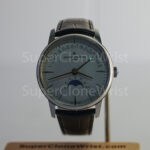 Vacheron Constantin Patrimony 4010U/000G-B330 Steel Silver Opaline Dial Steel Bezel Black Leather Strap 42.5mm Replica Watches - 2