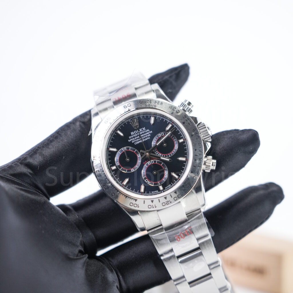 Rolex Cosmograph Daytona 126509 Steel Black Dial Steel Bezel Oyster Bracelet 40mm Replica Watches - 3