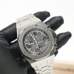 Audemars Piguet Royal Oak Offshore Steel Model Chronograph Grey Tapisserie Dial Steel Bracelet 42mm Replica Watches - 3