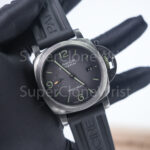 Panerai Luminor Marina Navy SEALs PAM01412 Brunito eSteel Grey-Black Gradient Dial Black Rubber Strap 44mm Replica Watches - 3