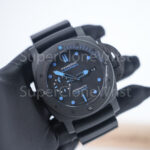 Panerai Submersible PAM01616 Carbotech Black Dial Carbon Fiber Dive Bezel Black Rubber Strap 47mm Replica Watches - 3