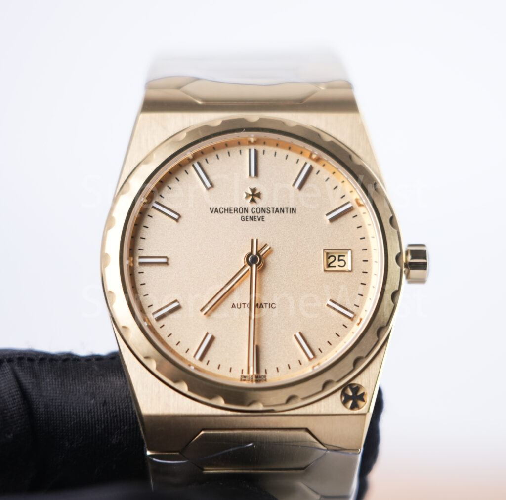 Vacheron Constantin Historiques 222 4200H/222J-B935 Yellow Gold Champagne Dial Fluted Bezel Yellow Gold Bracelet 37mm Replica Watches - 4