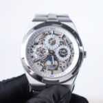 Vacheron Constantin Overseas 4300V/120G-B945 Steel Skeleton Perpetual Calendar Dial Steel Bezel Steel Bracelet 41.5mm Replica Watches - 4