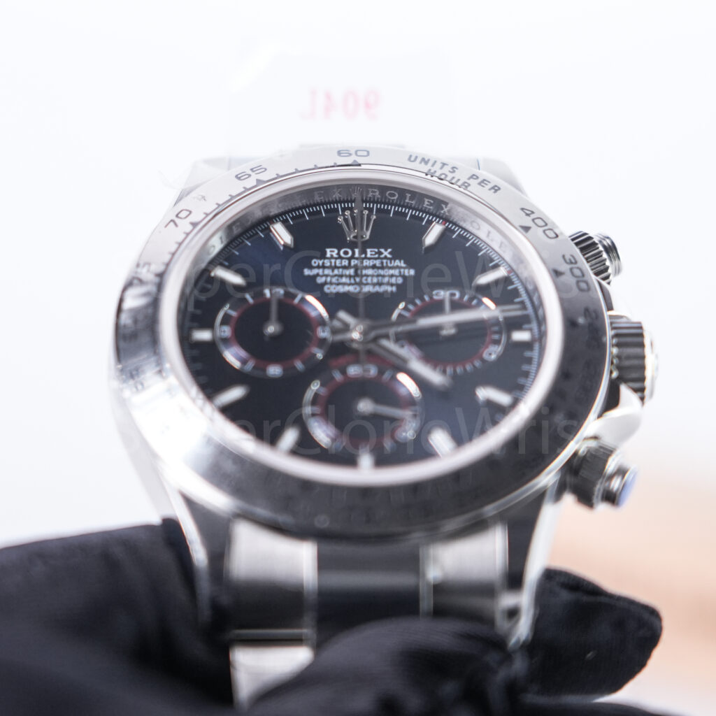 Rolex Cosmograph Daytona 126509 Steel Black Dial Steel Bezel Oyster Bracelet 40mm Replica Watches - 4