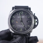 Panerai Luminor Marina Navy SEALs PAM01412 Brunito eSteel Grey-Black Gradient Dial Black Rubber Strap 44mm Replica Watches - 4