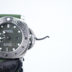 Panerai Submersible Verde Militare PAM01055 Steel Green Dial Green Rubber Strap 42mm Replica Watches - 5