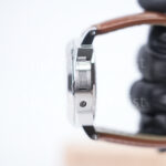 Panerai Luminor Marina PAM00111 Steel Black Dial Brown Leather Strap 44mm Replica Watches - 6