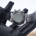IWC Portugieser Chronograph Steel Model Silver Dial Blue Leather Strap 41mm Replica Watches - 6