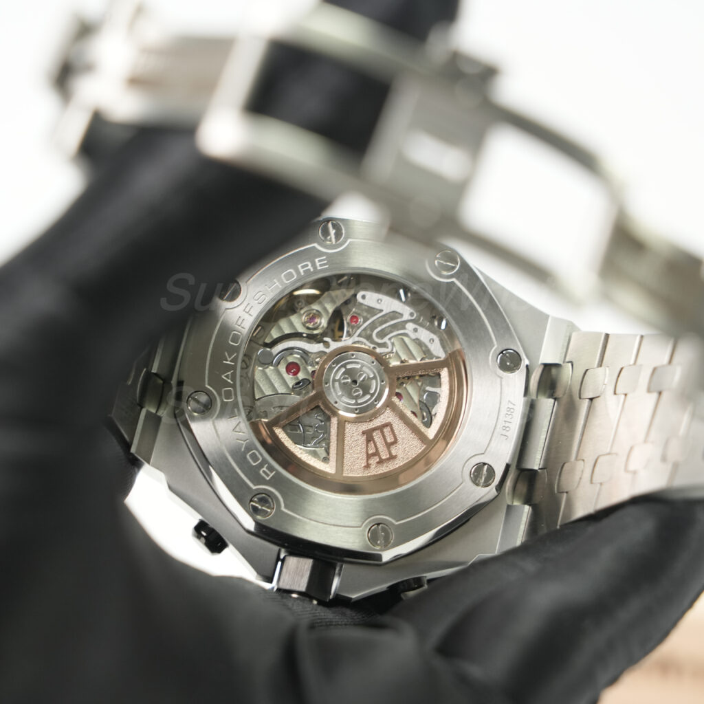 Audemars Piguet Royal Oak Offshore Steel Model Chronograph Grey Tapisserie Dial Steel Bracelet 42mm Replica Watches - 8