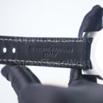 Panerai Luminor Marina PAM01312 Steel Model Black Dial Black Leather Strap 44mm Replica Watches - 8